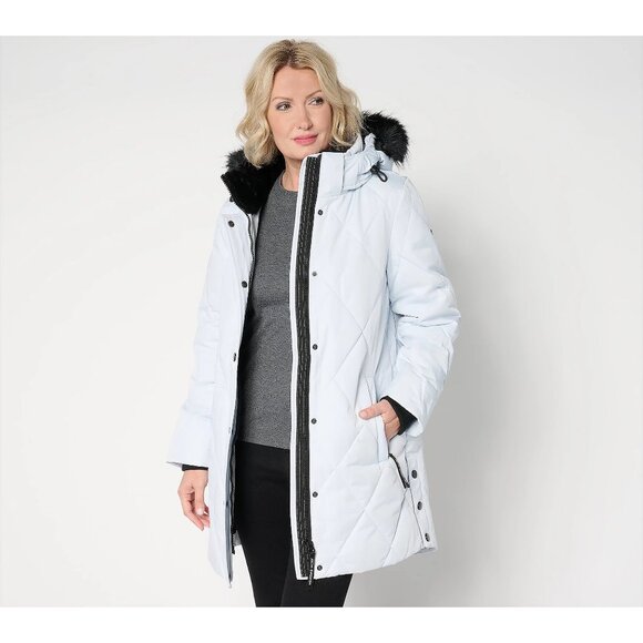 Arctic Expedition Jackets & Blazers - Arctic Expedition Diamond Quilted Parka w/ Removable Hood Size 2X Ancient Water